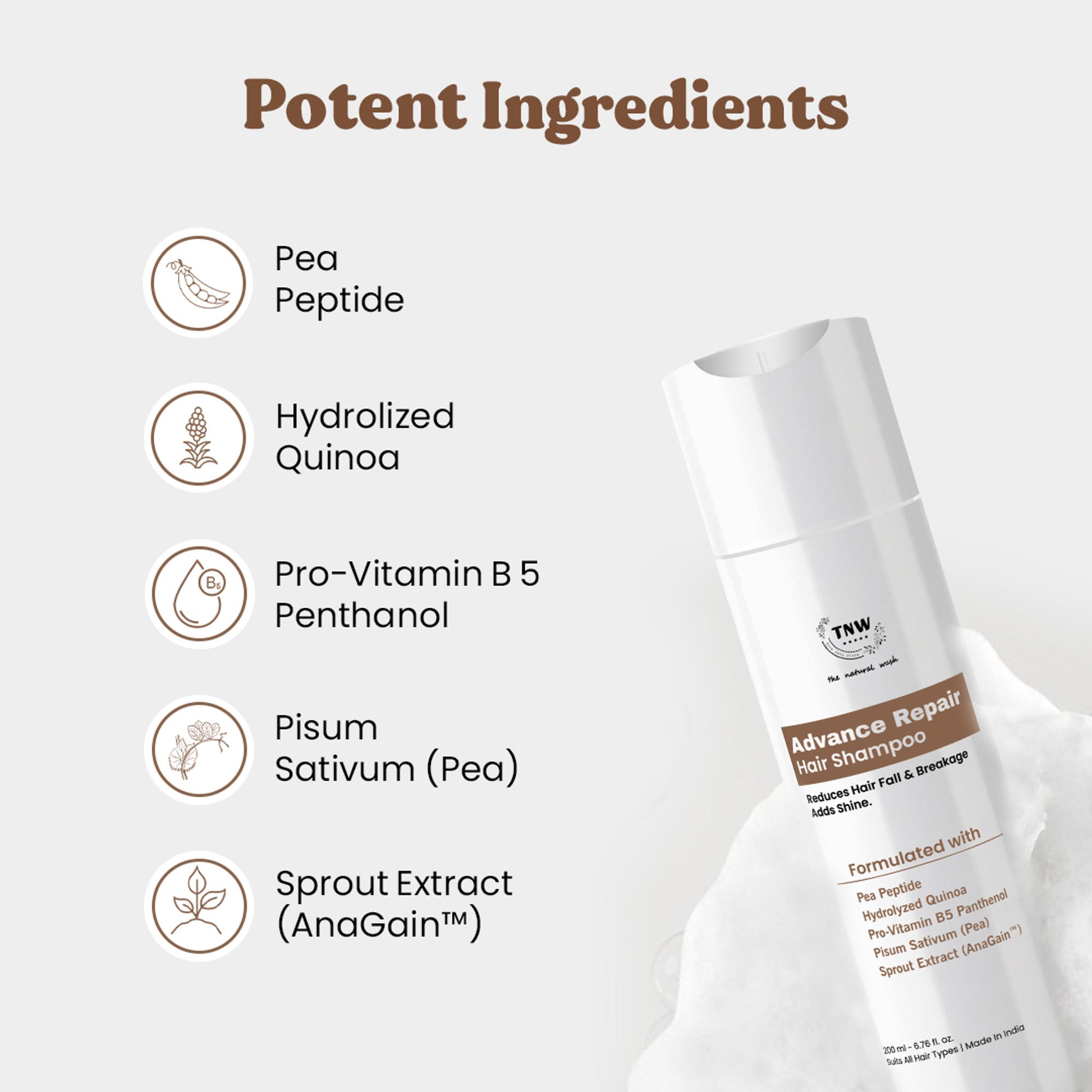 TNW The Natural Wash Advance Repair Shampoo