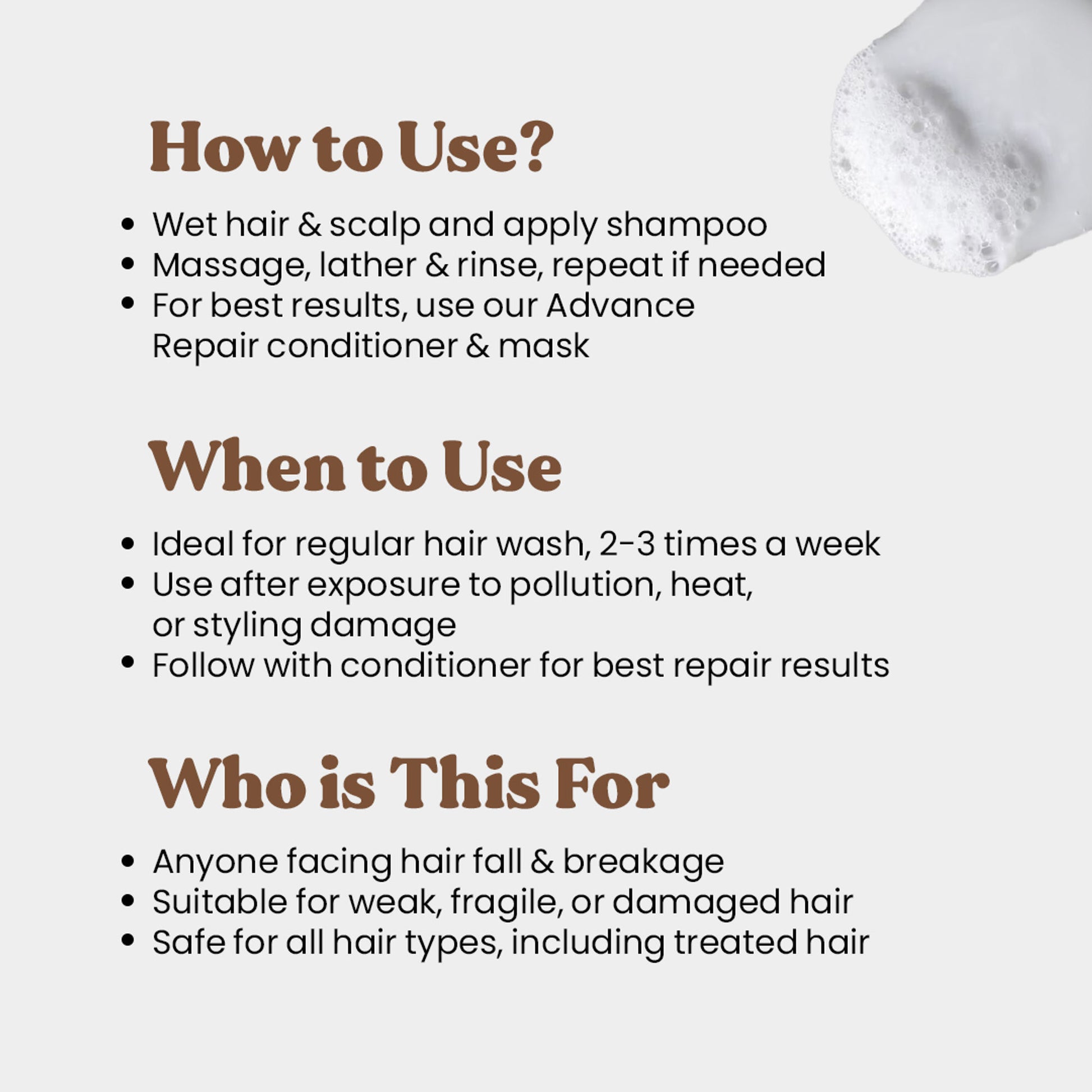 TNW The Natural Wash Advance Repair Shampoo