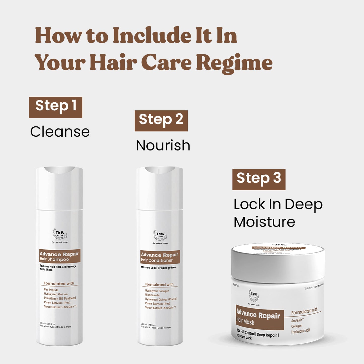 TNW The Natural Wash Advance Repair Shampoo