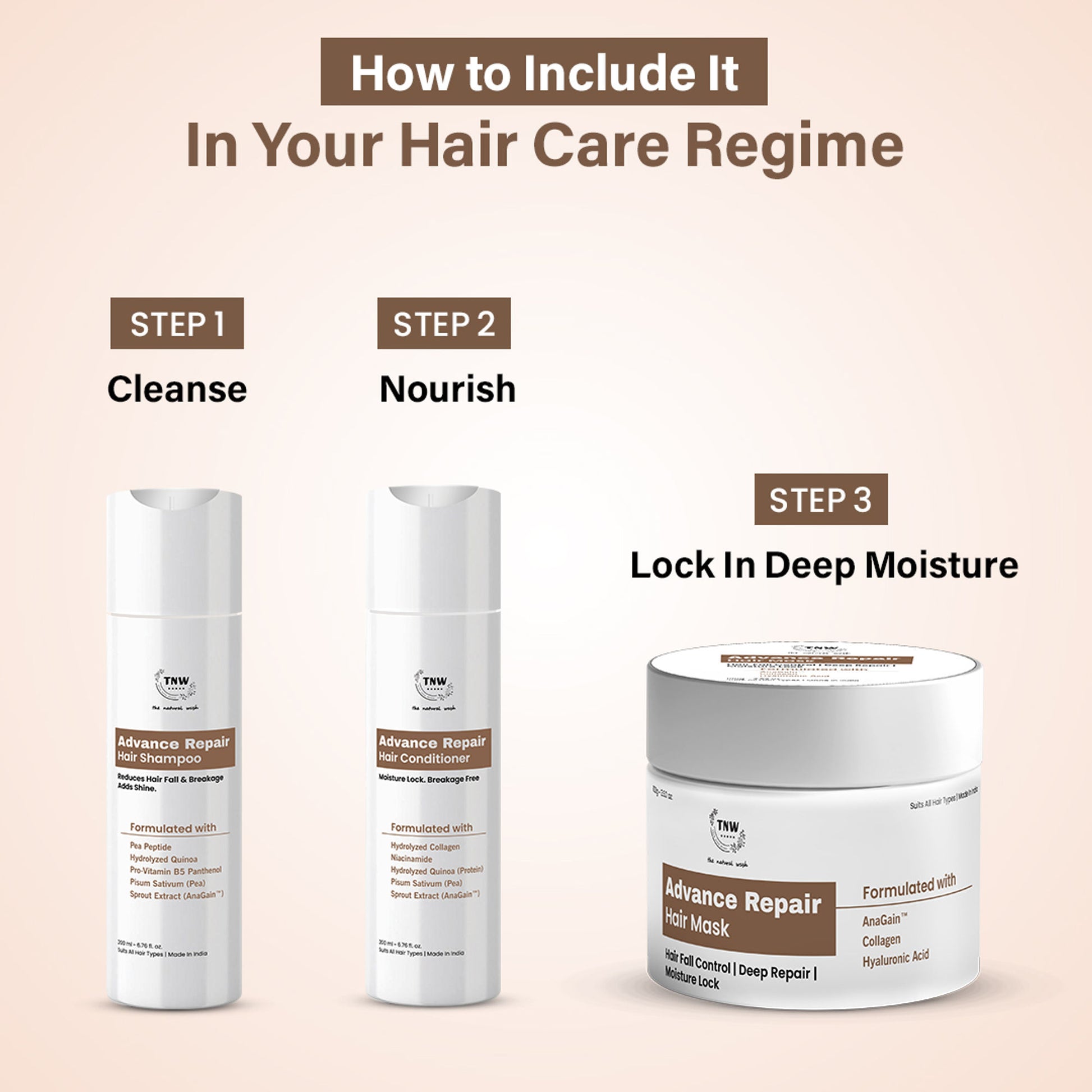 TNW The Natural Wash Advance Repair Hair Mask