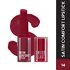 Swiss Beauty Satin Comfort Smooth Glide, Highly Pigmented , Ultra Hydrating Lipstick - 14 My Raspberry