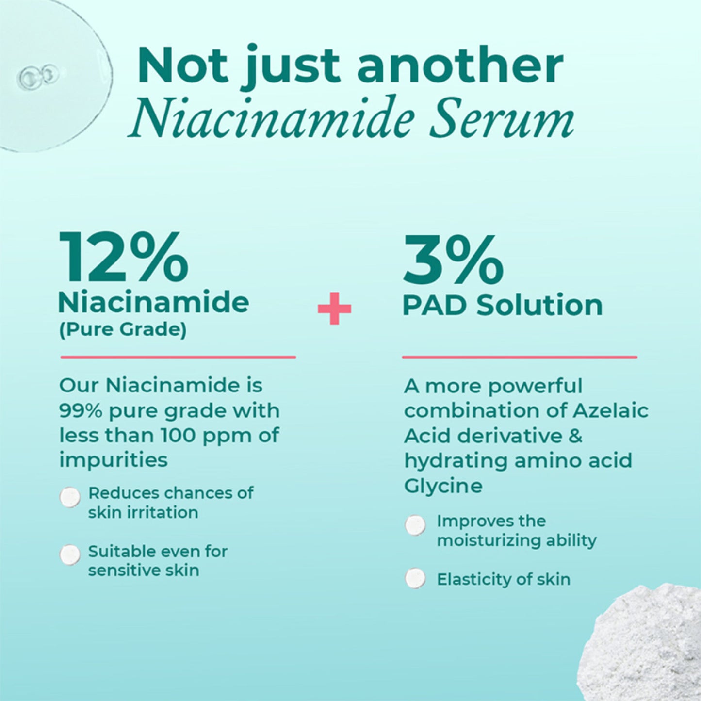 The Pink Foundry 12% Niacinamide Serum - Evens Skin Texture, Controls Excess Oil & Refines Pores
