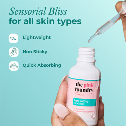 The Pink Foundry 12% Niacinamide Serum - Evens Skin Texture, Controls Excess Oil & Refines Pores