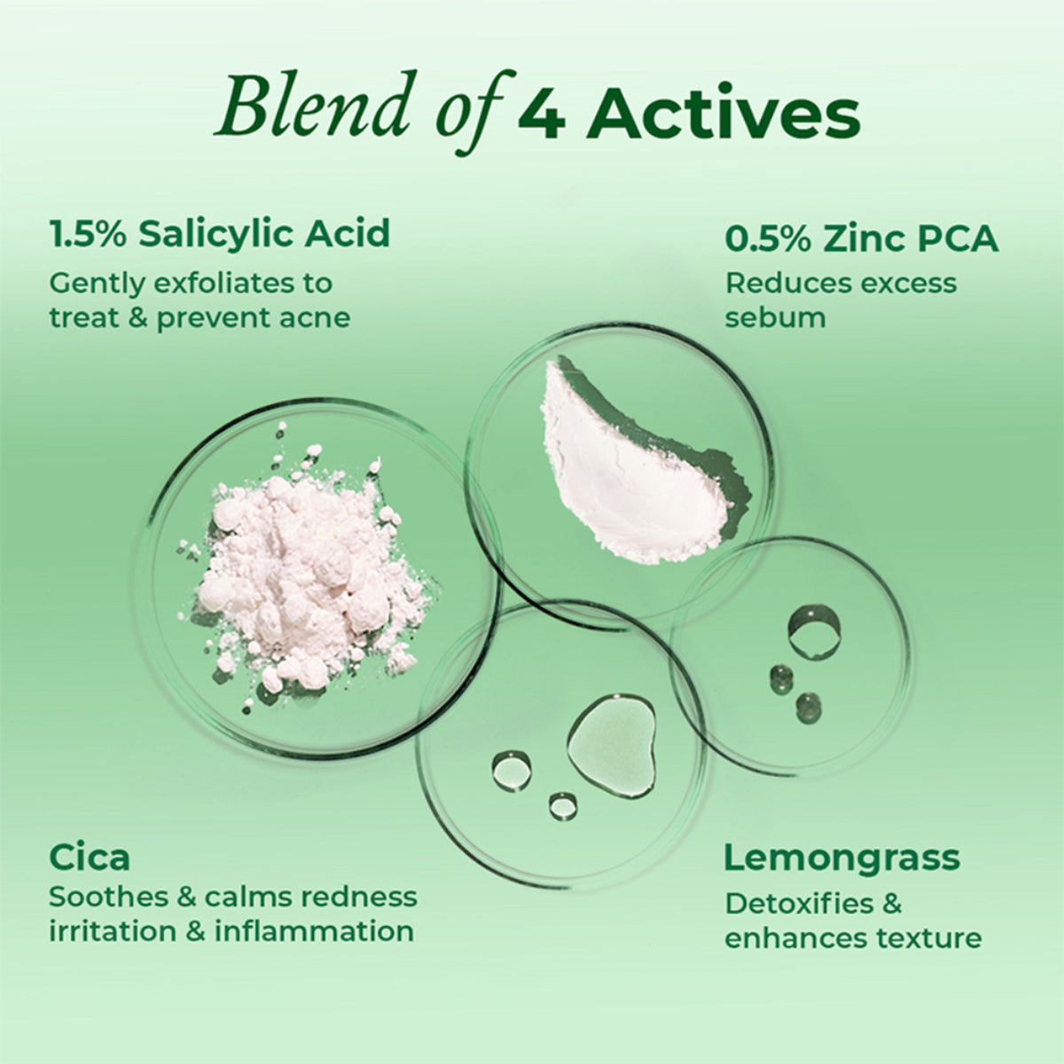 The Pink Foundry Salicylic Acid Acne Face Wash With Zinc & Cica - Treats Acne & Reduces Excess Oil