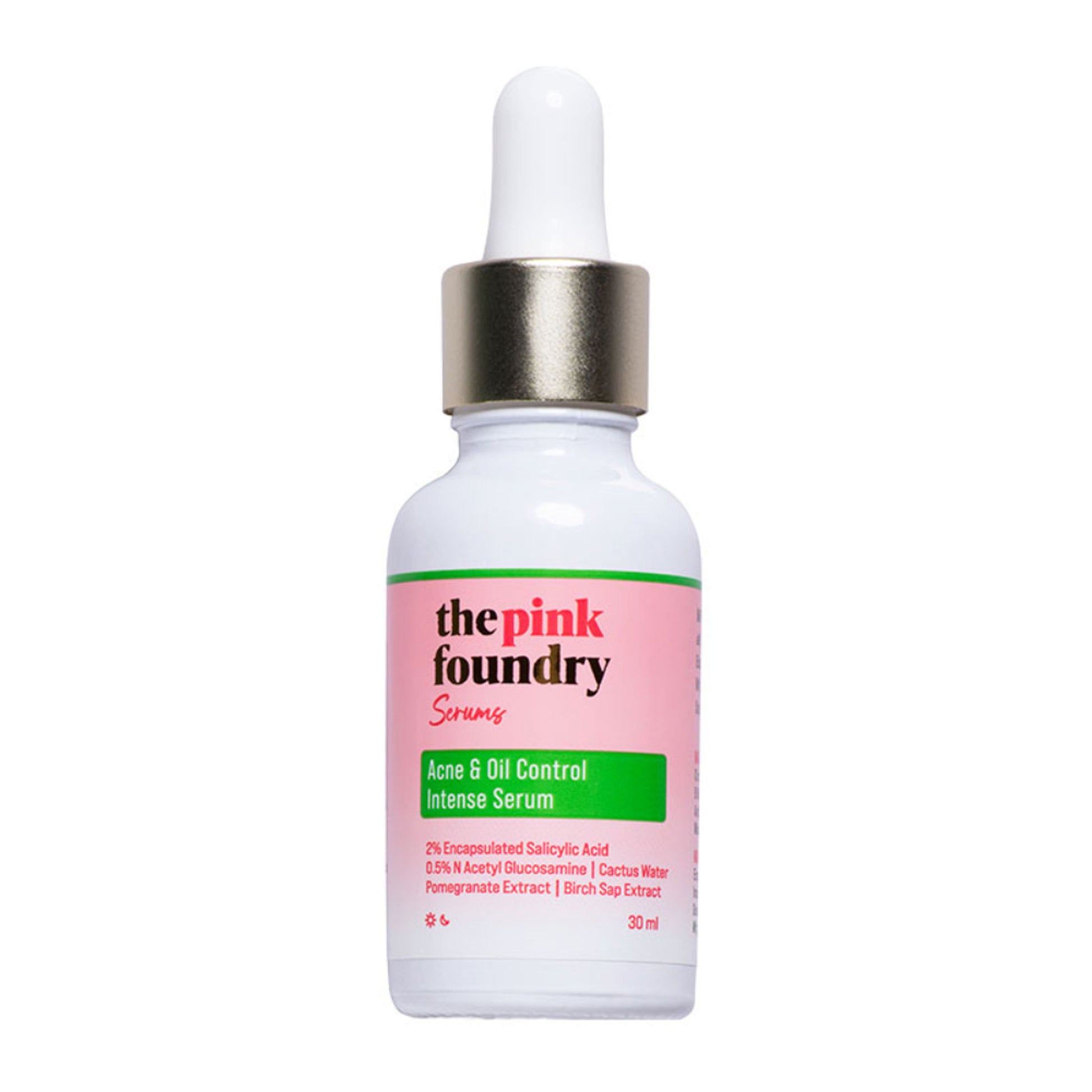 The Pink Foundry Acne & Oil Control Intense Face Serum with 2% Salicylic Acid