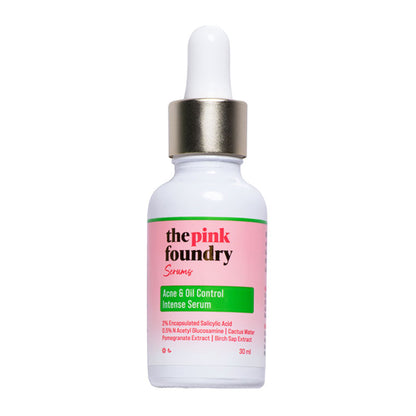 The Pink Foundry Acne & Oil Control Intense Face Serum with 2% Salicylic Acid