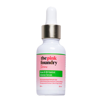 The Pink Foundry Acne & Oil Control Intense Face Serum with 2% Salicylic Acid