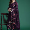 Dhiyona IE Floral Printed Pure Cotton Kurta with Trousers & Dupatta