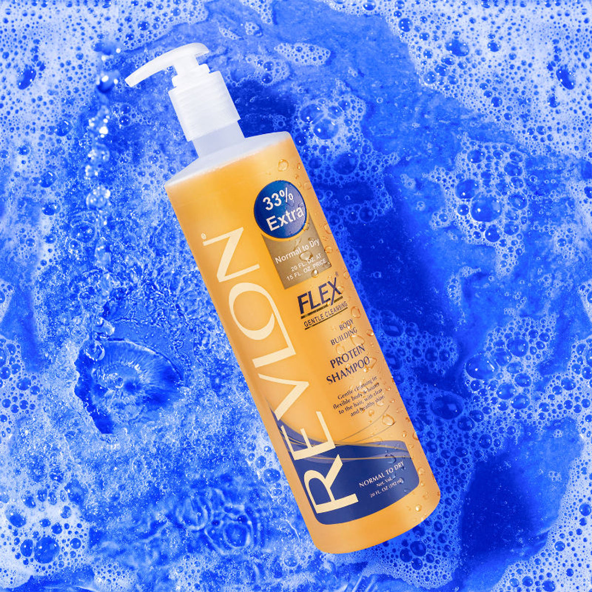 Revlon Flex Body Building Protein Shampoo - Normal To Dry 33% Extra