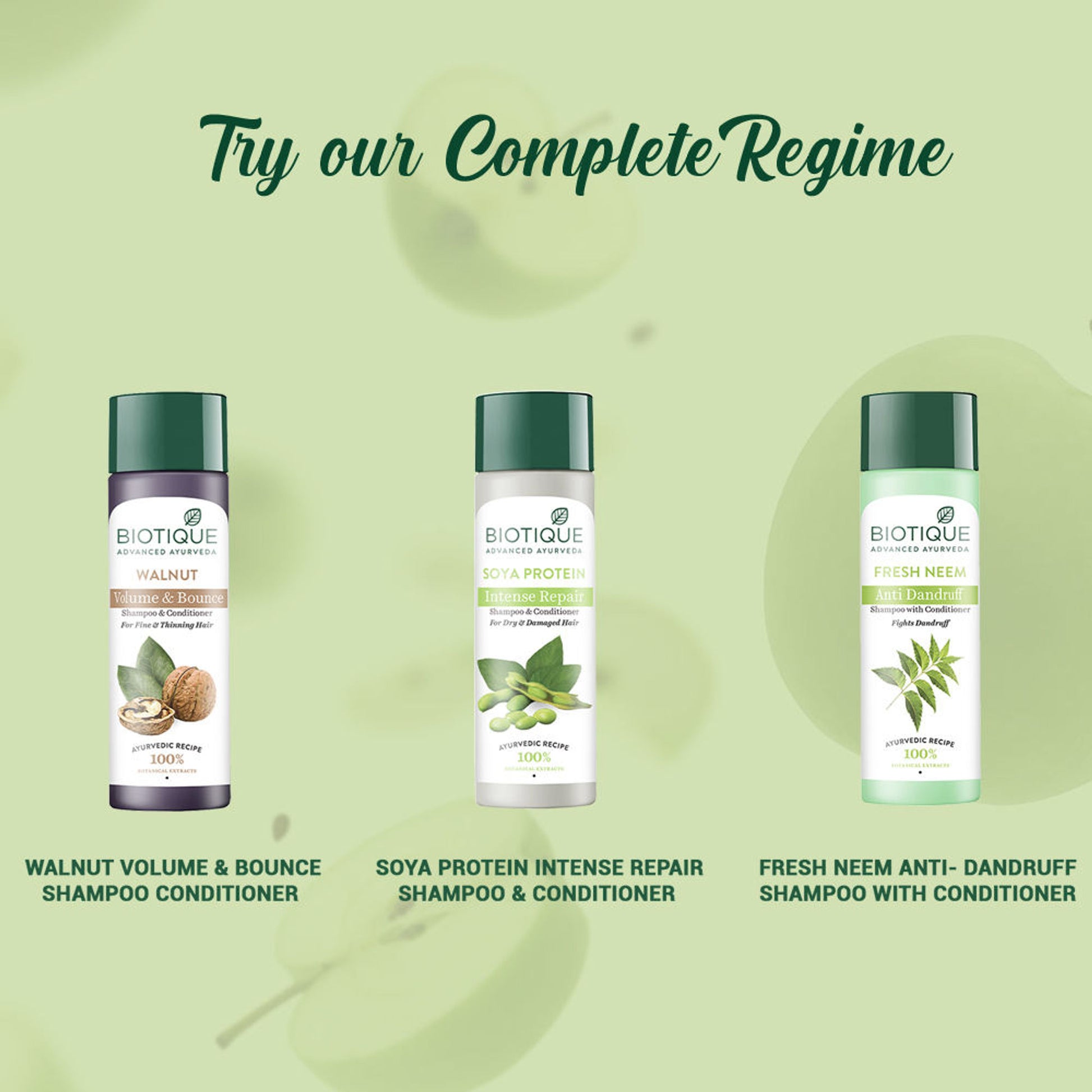Biotique Bio Green Apple Fresh Daily Purifying Shampoo & Conditioner