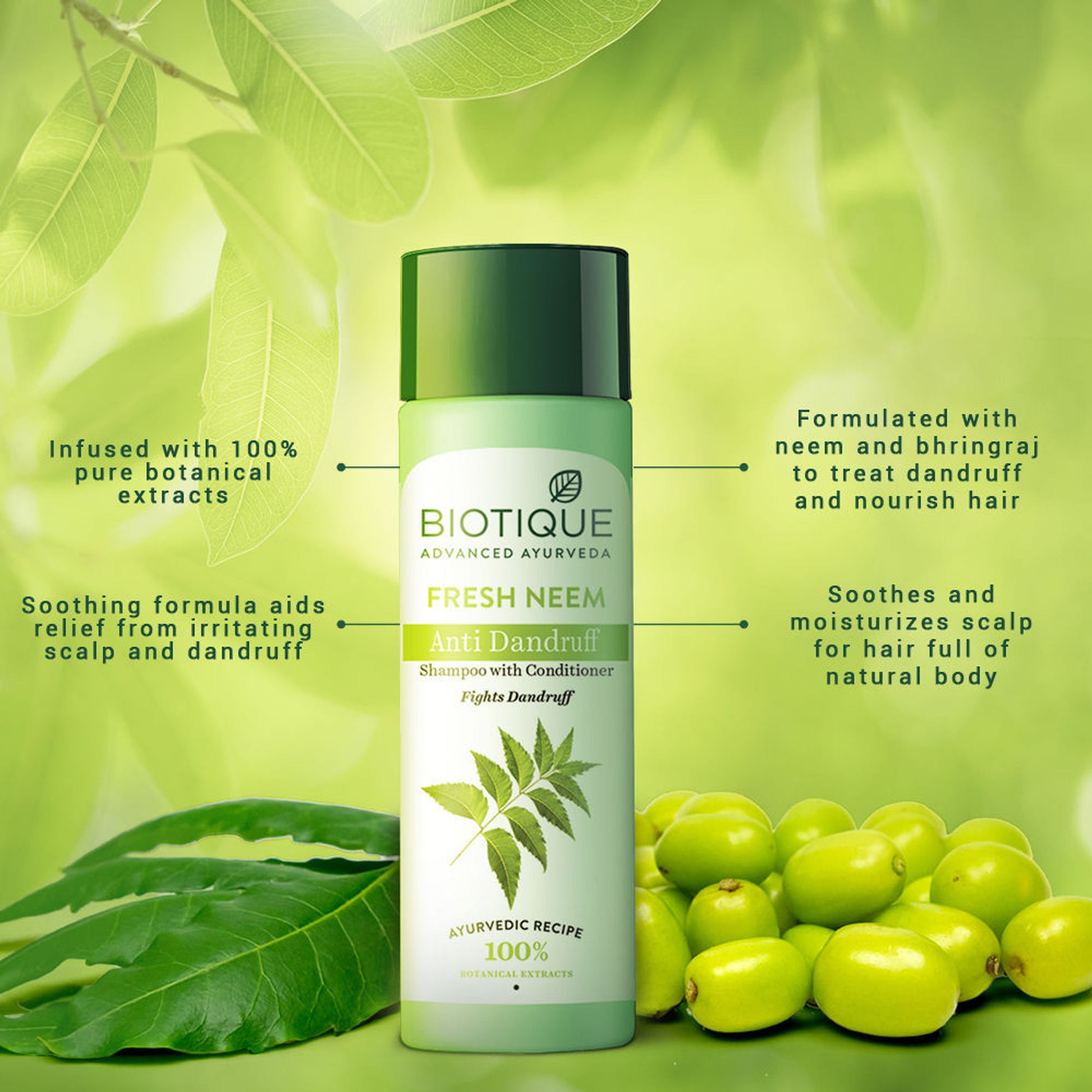 Biotique Bio Neem Margosa Anti-Dandruff Shampoo & Conditioner
