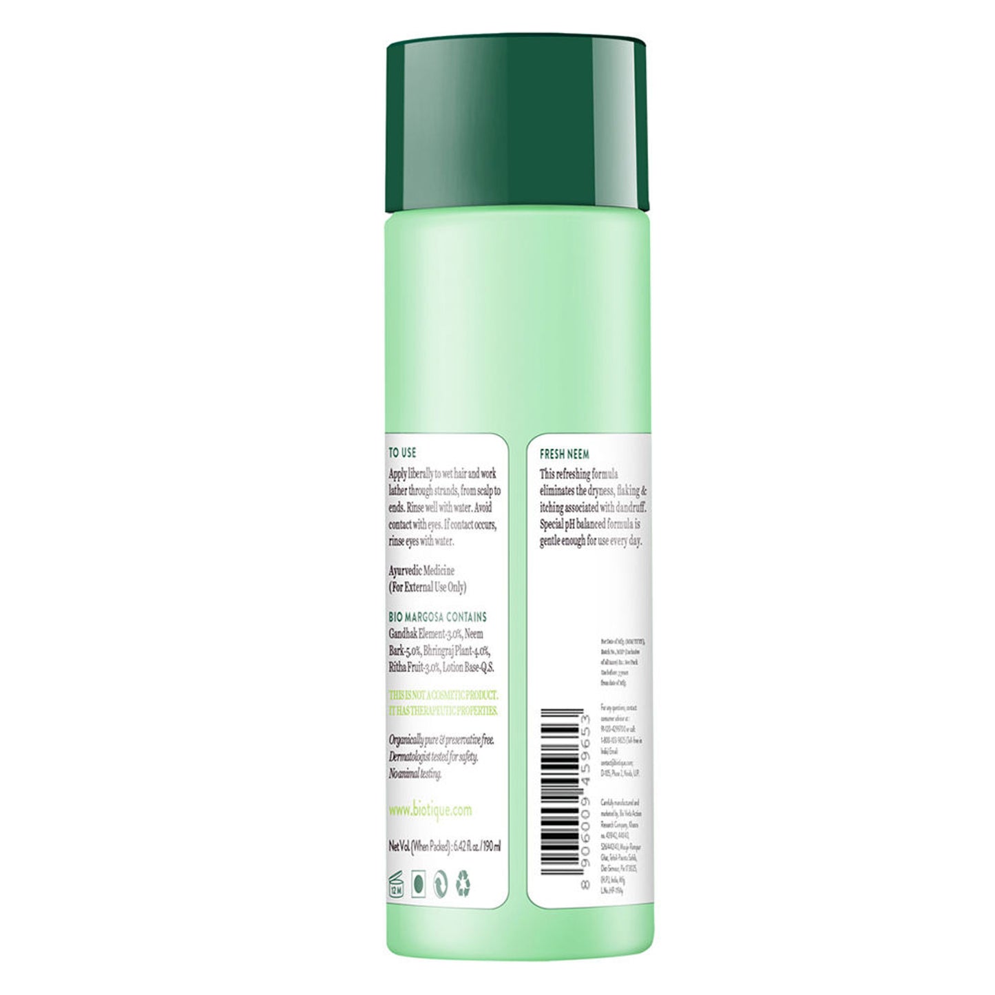Biotique Bio Neem Margosa Anti-Dandruff Shampoo & Conditioner