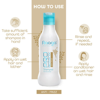 Raaga Professional PRO Botanix Anti-Frizz Shampoo
