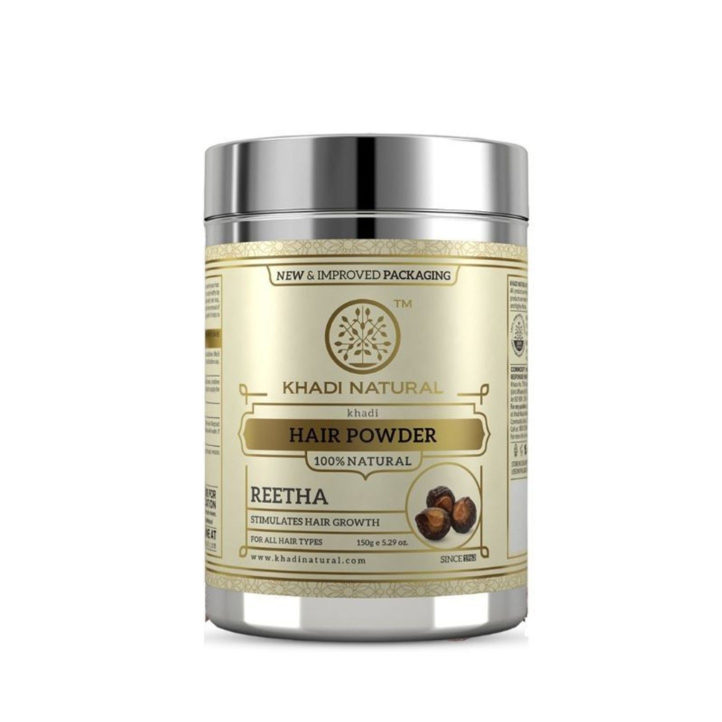 Khadi Natural Reetha Hair Powder Stimulates Hair Growth