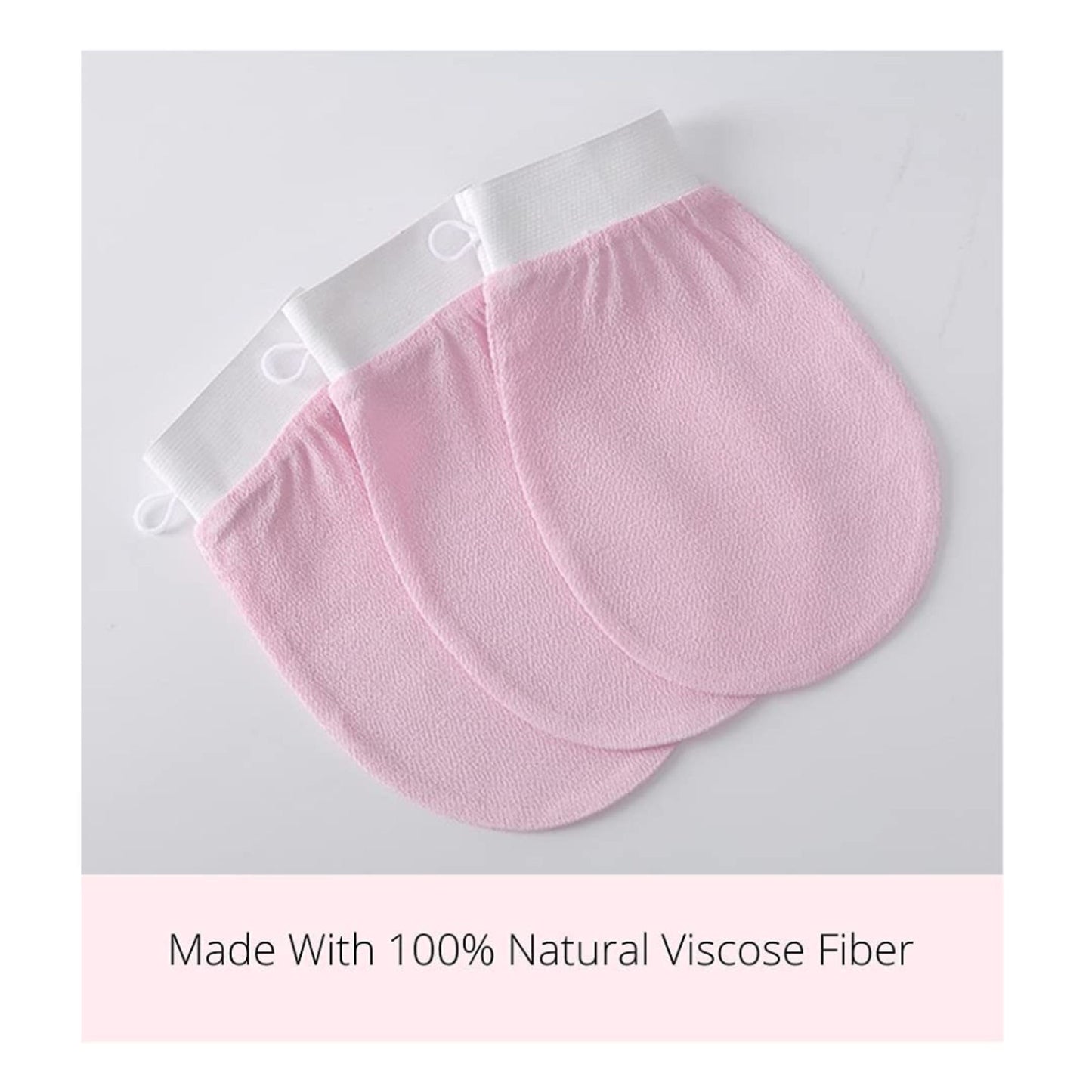 Getmecraft Exfoliating Glove & Body Scrub Tool - Pink