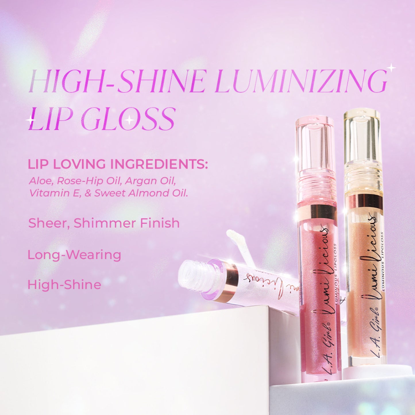L.A. Girl Lumilicious Lip Gloss - Glow Up