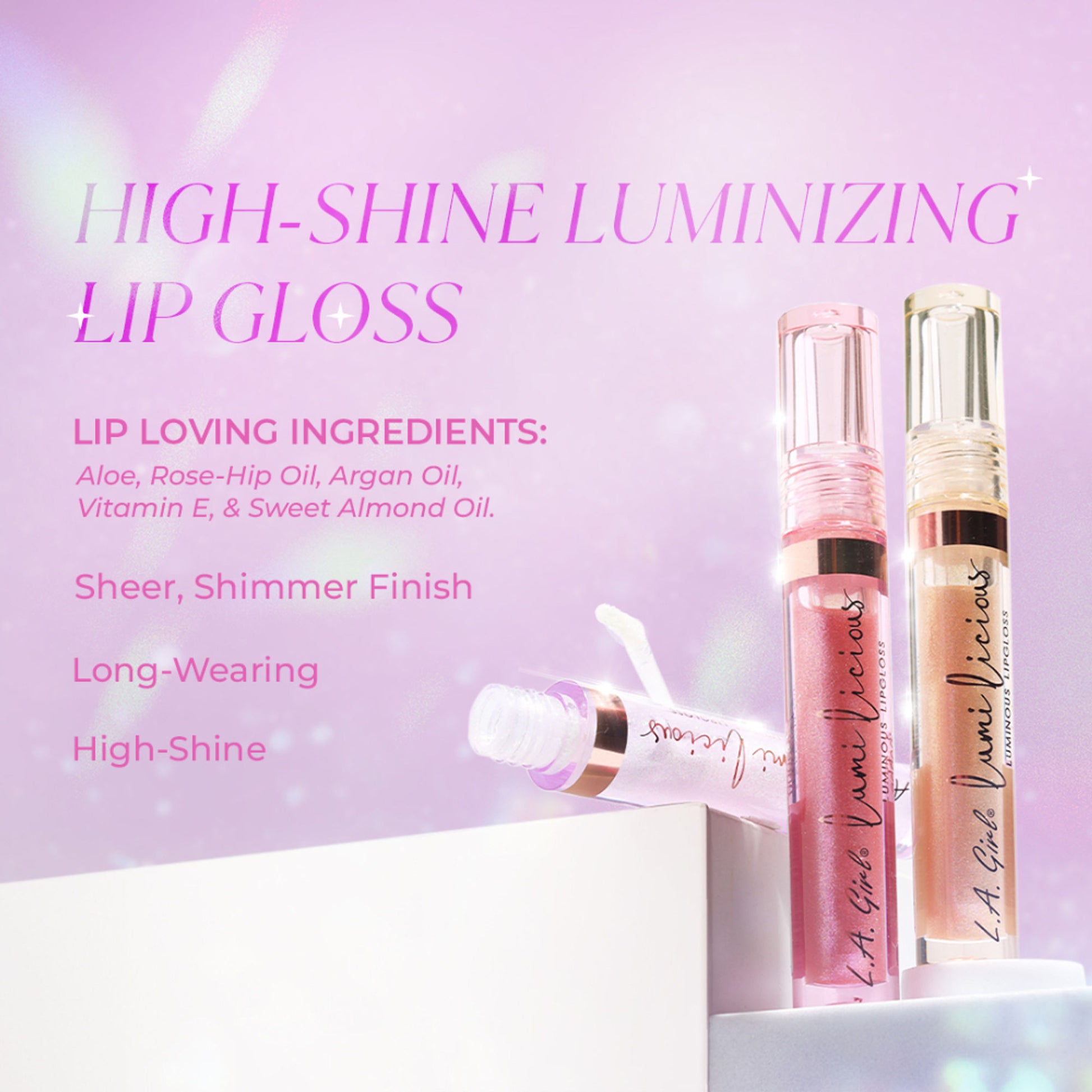 L.A. Girl Lumilicious Lip Gloss - Glow Up