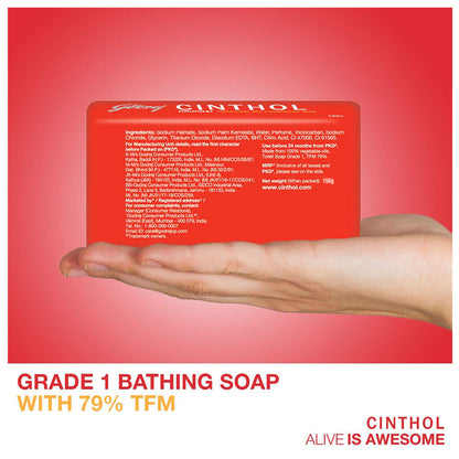 Cinthol Original Soaps For Bath - Pack of 4