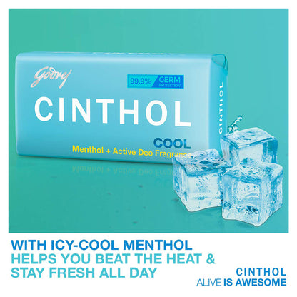 Cinthol Cool Soaps For Bath - Pack of 4