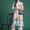 Indyancart IE Printed Kurta with Trousers