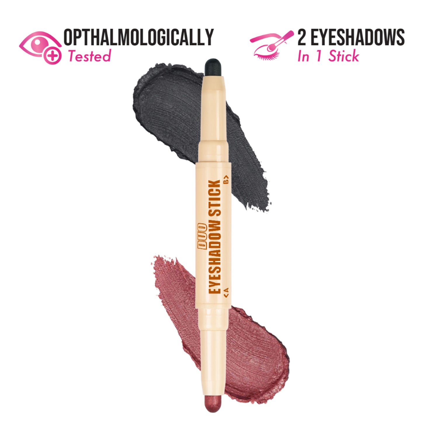 Insight Cosmetics Duo Eyeshadow Stick - Charcoal Charm Blush