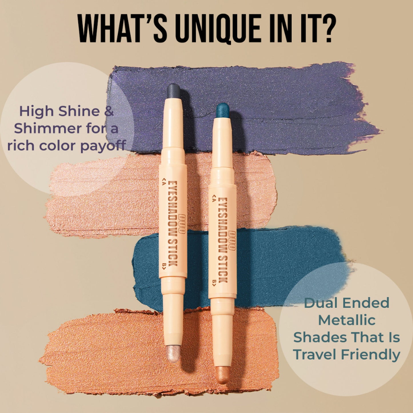 Insight Cosmetics Duo Eyeshadow Stick - Minted Aurelia