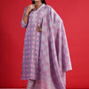 Dhiyona IE V-Neck Ethnic Motifs Printed Regular Pure Cotton Kurta Set
