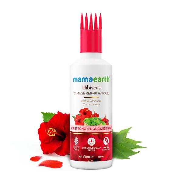 Mamaearth Hibiscus Damage Repair Hair Oil - Indyancart