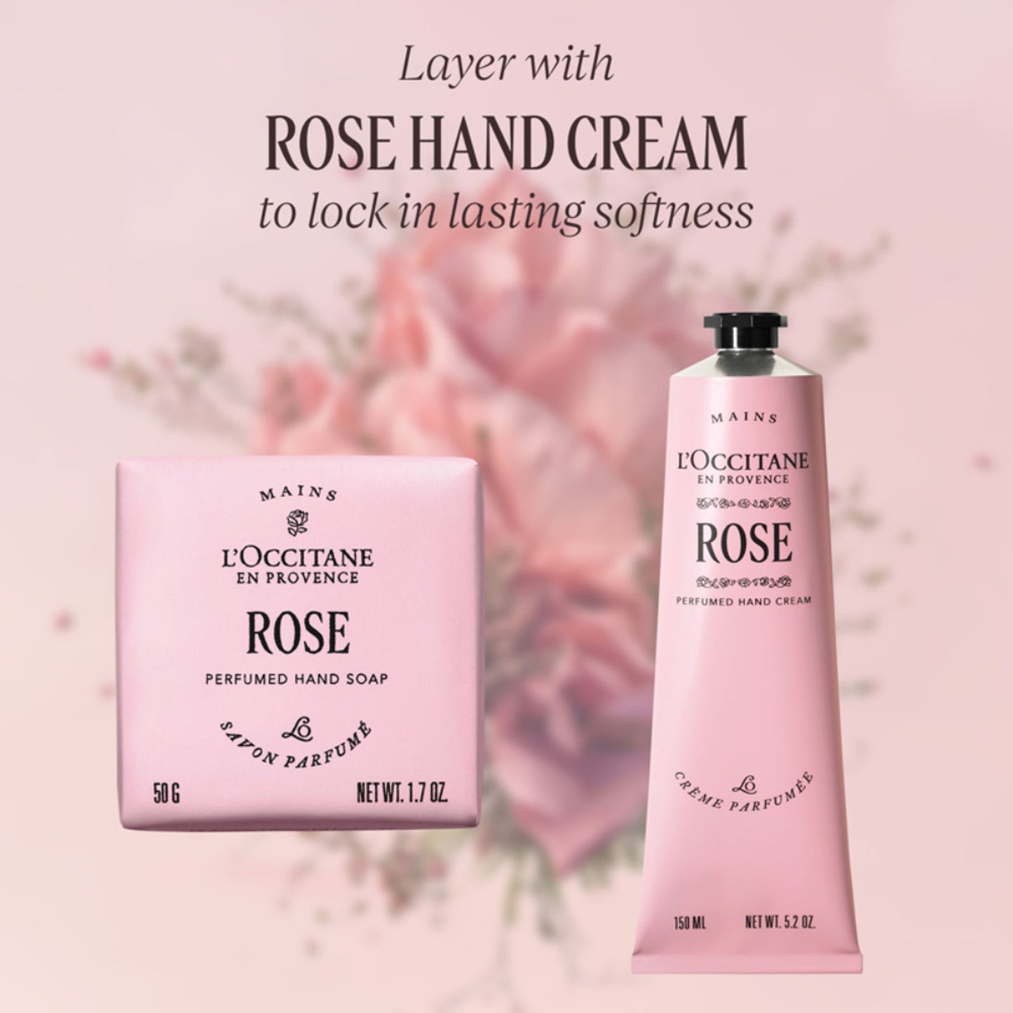 L'Occitane Rose perfumed Hand Soap