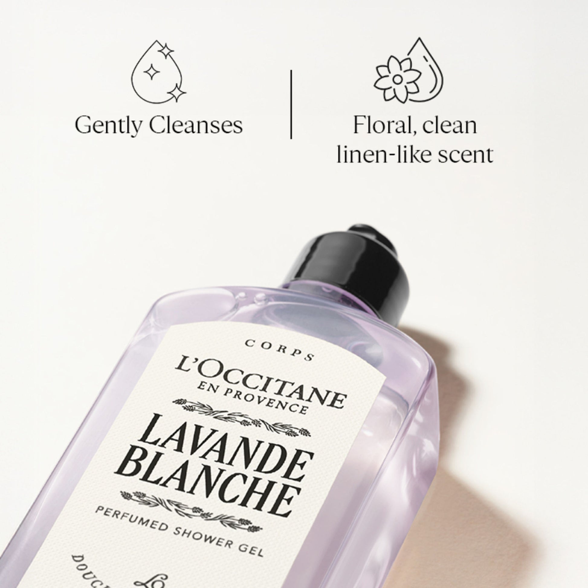 L'Occitane Lavande Blanche(White Lavender) Perfumed Shower Gel