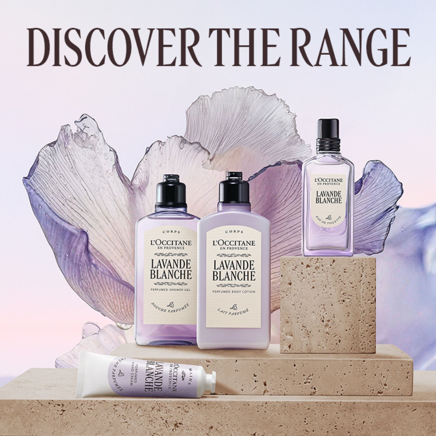 L'Occitane Lavande Blanche(White Lavender) Perfumed Shower Gel