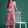 Dhiyona IE Floral Printed Pure Cotton Kurta with Palazzos