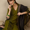 Dhiyona IE Women Printed Regular Kurta with Palazzos & With Dupatta