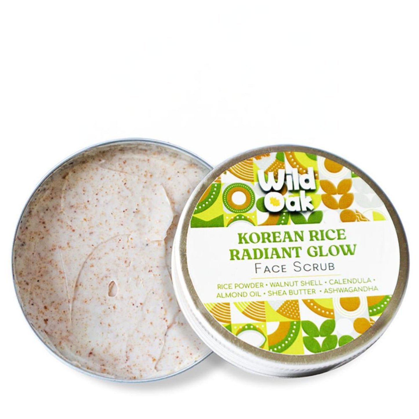 Wild Oak Korean Rice Radiant Glow Face Scrub