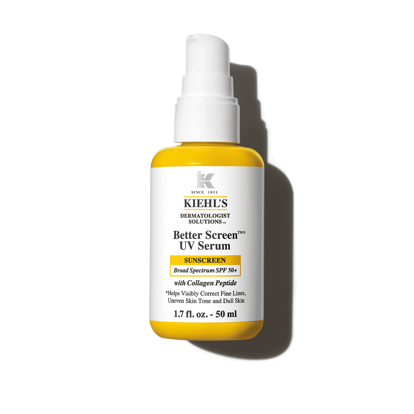 Kiehl's Better Screen UV Serum SPF 50+ Sunscreen with Collagen Peptide
