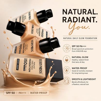 VERYMISS Natural Glow Daily Wear Foundation - 04 Ivory Beige