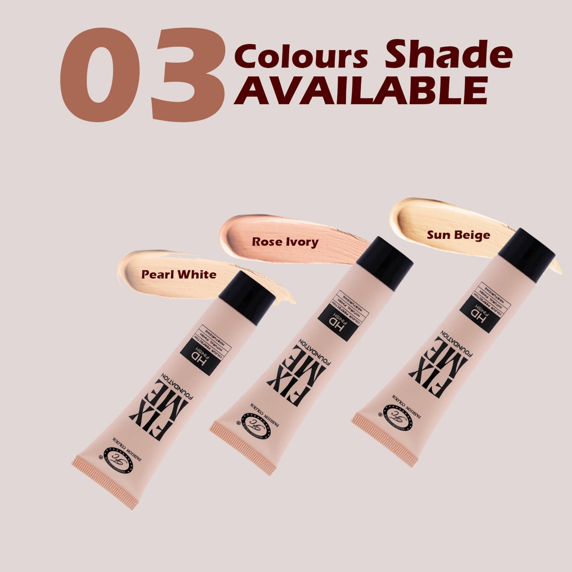 FASHION COLOUR Fix Me Foundation - Pearl White
