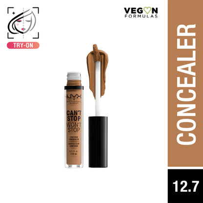 NYX Professional Makeup Can't Stop Won’t Stop Contour Concealer - Light Ivory - Neutral Tan