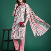Dhiyona IE Floral Printed Pure Cotton Kurta with Trousers & Dupatta