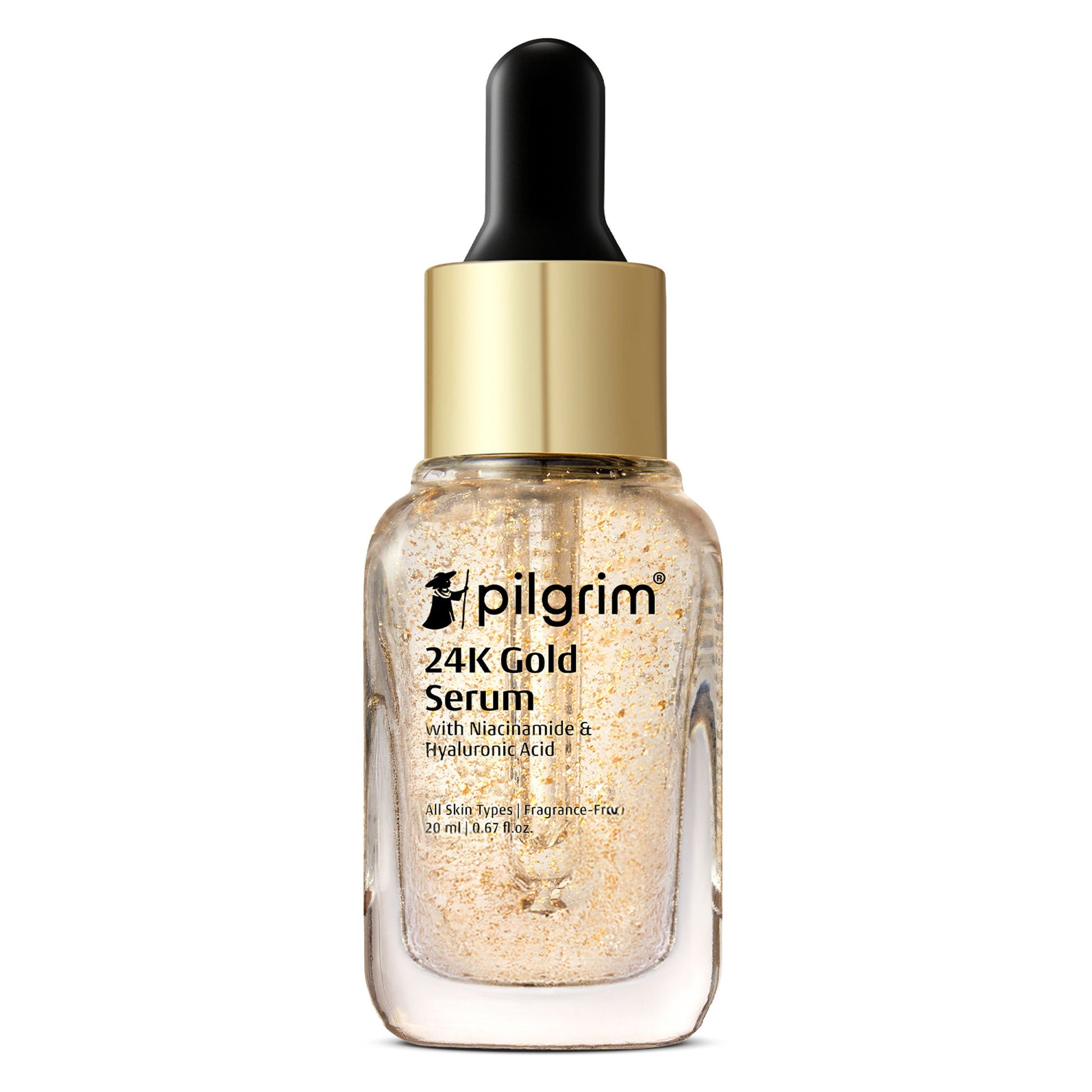 Pilgrim 24K Gold Face Serum with Niacinamide & Hyaluronic Acid