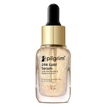 Pilgrim 24K Gold Face Serum with Niacinamide & Hyaluronic Acid
