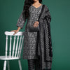 Dhiyona IE Plus Size Floral Printed Pure Cotton Kurta with Trousers & With Dupatta