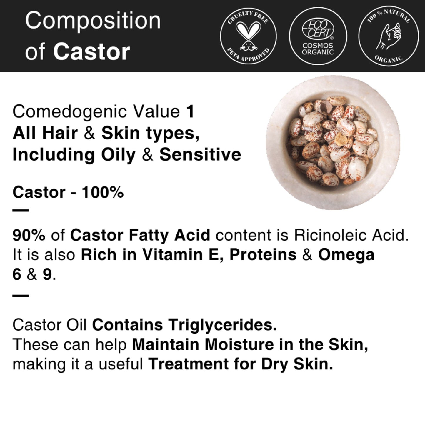 Soulflower Coldpressed Castor Carrier Oil