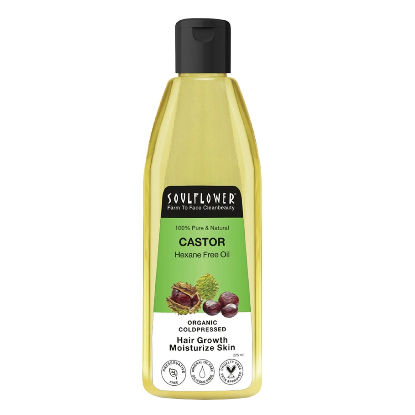 Soulflower Coldpressed Castor Carrier Oil