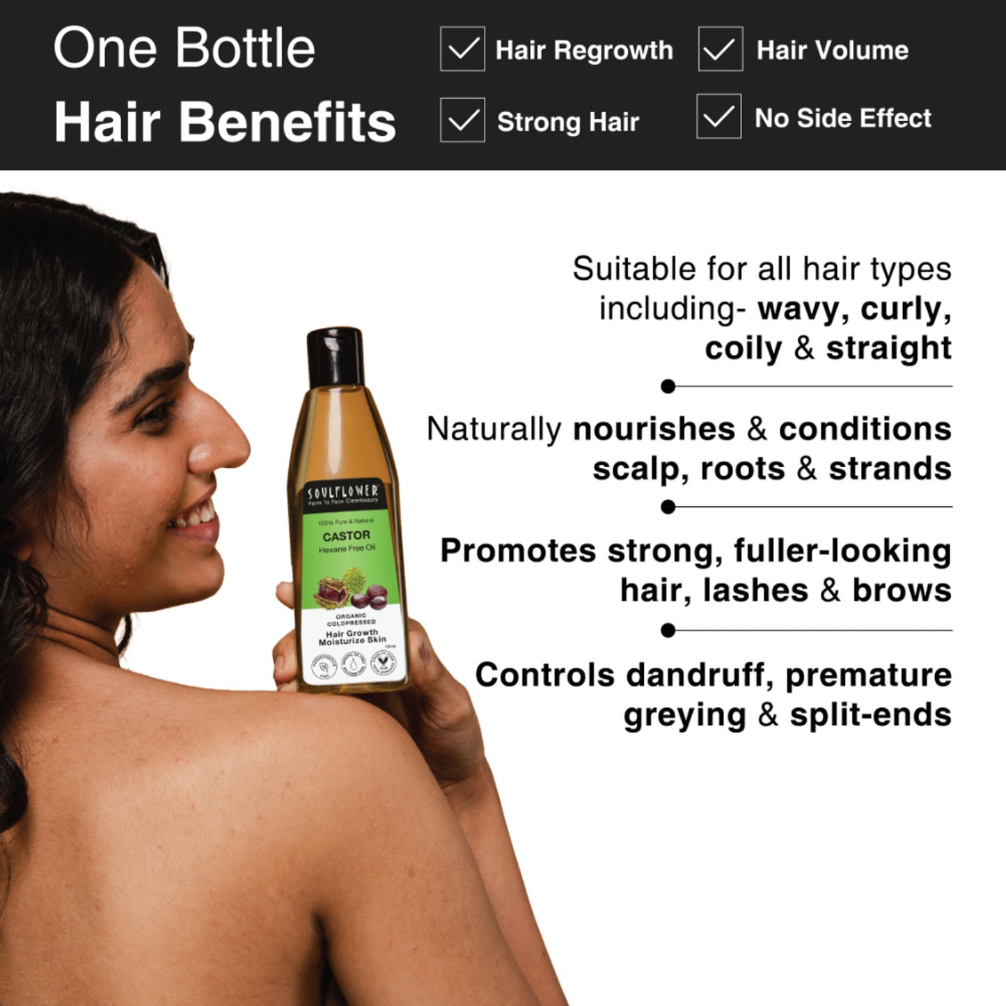 Soulflower Coldpressed Castor Carrier Oil