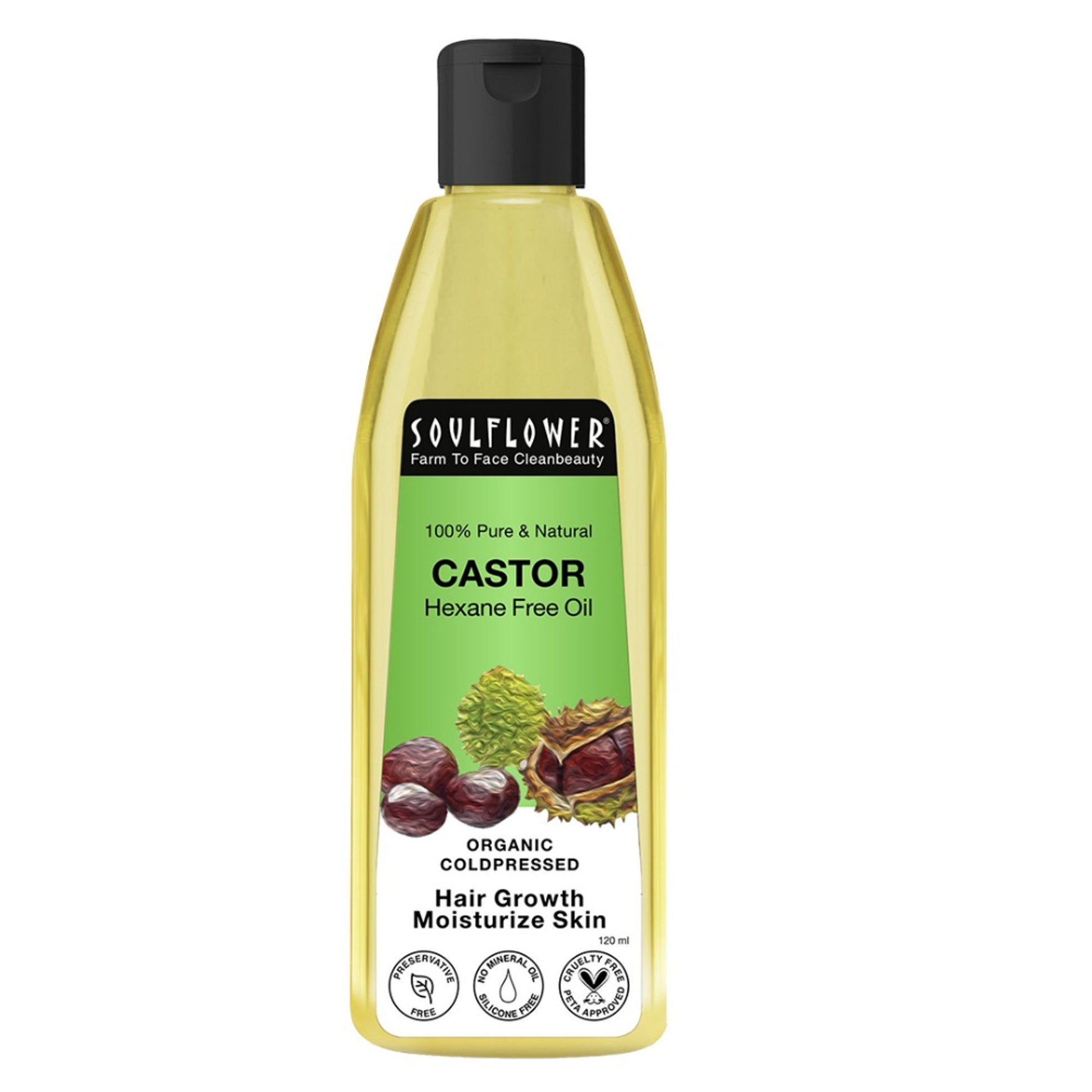 Soulflower Coldpressed Castor Carrier Oil