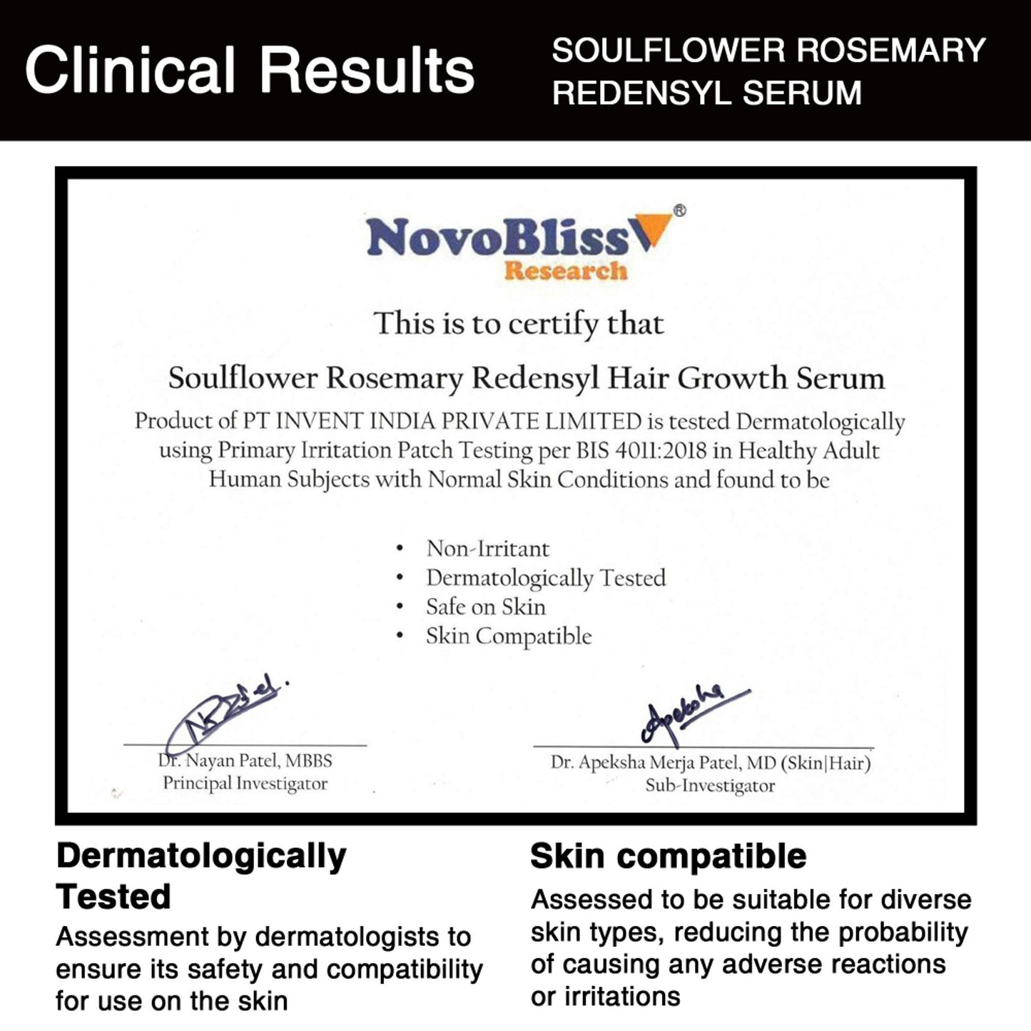 Soulflower Hair Growth Serum - Redensyl, Rosemary, Melanogray, Anagain - Anti Greying Booster