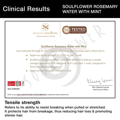 Soulflower Rosemary Water Hair Serum Spray