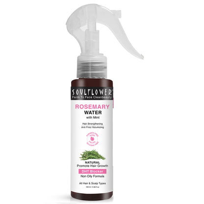 Soulflower Rosemary Water Hair Serum Spray