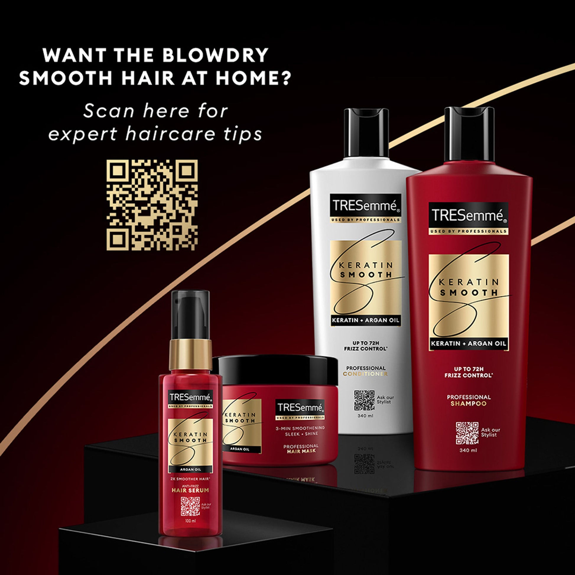 Tresemme Keratin Smooth Deep Conditioning Hair Mask for Stronger Smoother Hair with Argan Oil